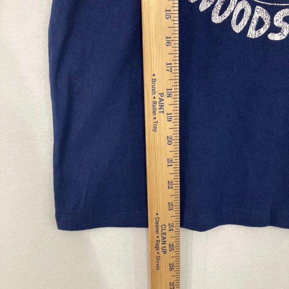 New Chaser Medium Navy Woodstock Bird On Guitar Crew Neck Short Sleeve Tee - Picture 4 of 8